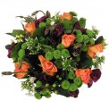 Orange rose bouquet